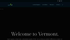 What Thinkvermont.com website looked like in 2021 (2 years ago)