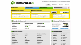 What Telefoonboek.nl website looked like in 2021 (2 years ago)