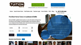 What Thetuitionteacher.com website looked like in 2021 (2 years ago)