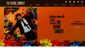 What Thedivinecomedy.com website looked like in 2021 (2 years ago)