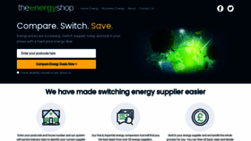What Theenergyshop.com website looked like in 2021 (2 years ago)