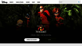 What Theincredibles.com website looked like in 2021 (2 years ago)