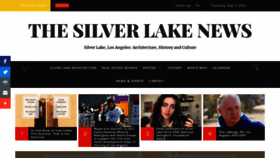 What Thesilverlakenews.com website looked like in 2021 (2 years ago)
