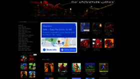What Thespidermangames.com website looked like in 2021 (2 years ago)