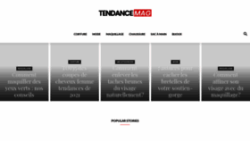What Tendancemag.com website looked like in 2021 (2 years ago)