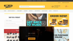What Tomleemusic.ca website looked like in 2021 (2 years ago)