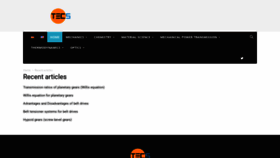 What Tec-science.com website looked like in 2021 (2 years ago)