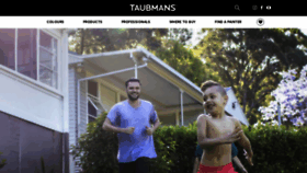 What Taubmans.com.au website looked like in 2021 (2 years ago)