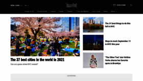 What Timeoutny.com website looked like in 2021 (2 years ago)