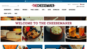 What Thecheesemaker.com website looked like in 2021 (2 years ago)