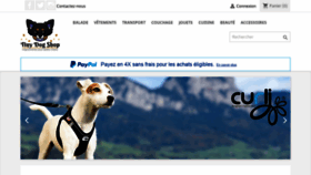 What Tinydogshop.fr website looked like in 2021 (2 years ago)