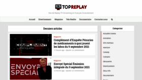 What Topreplay.video website looked like in 2021 (2 years ago)
