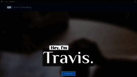 What Traviscurrin.com website looked like in 2021 (2 years ago)
