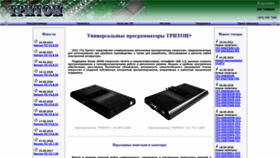 What Triton-prog.ru website looked like in 2021 (2 years ago)