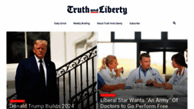 What Truthandliberty.com website looked like in 2021 (2 years ago)