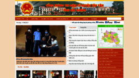 What Tanyen.bacgiang.gov.vn website looked like in 2021 (2 years ago)