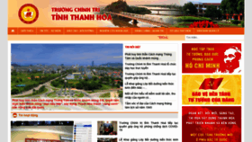What Truongchinhtrithanhhoa.gov.vn website looked like in 2021 (2 years ago)