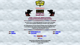 What Tysknews.com website looked like in 2021 (2 years ago)