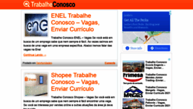 What Trabalheconosco.me website looked like in 2021 (2 years ago)