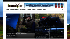 What Thehuntinglife.com website looked like in 2021 (2 years ago)