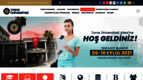 What Toros.edu.tr website looked like in 2021 (2 years ago)