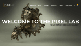 What Thepixellab.net website looked like in 2021 (2 years ago)