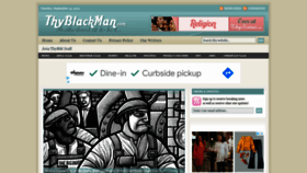 What Thyblackman.com website looked like in 2021 (2 years ago)