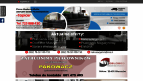 What Tugazeta.pl website looked like in 2021 (2 years ago)