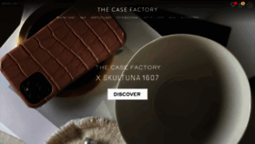 What Thecasefactory.com website looked like in 2021 (2 years ago)