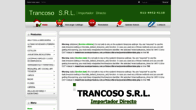What Trancosoimportadora.com.ar website looked like in 2021 (2 years ago)