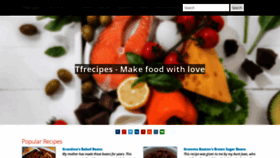 What Tfrecipes.com website looked like in 2021 (2 years ago)