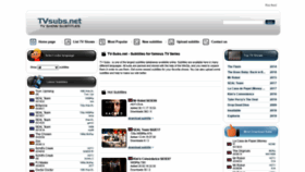 What Tvsubs.net website looked like in 2021 (2 years ago)