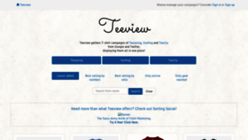 What Teeview.org website looked like in 2021 (2 years ago)