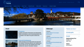 What Thun.ch website looked like in 2021 (2 years ago)