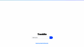 What Tracklite.in website looked like in 2021 (2 years ago)