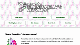 What Trainerkelly.net website looked like in 2021 (3 years ago)