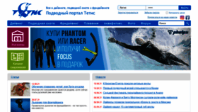 What Tetis.ru website looked like in 2021 (2 years ago)