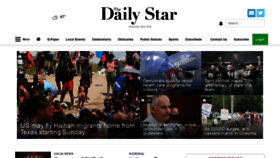 What Thedailystar.com website looked like in 2021 (2 years ago)