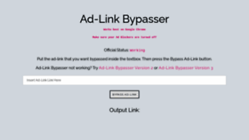 What Thebypasser.com website looked like in 2021 (2 years ago)