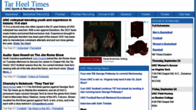 What Tarheeltimes.com website looked like in 2021 (2 years ago)