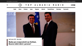 What Topalbaniaradio.com website looked like in 2021 (2 years ago)