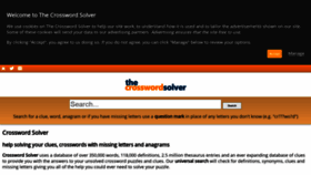 What The-crossword-solver.com website looked like in 2021 (4 years ago)