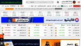 What Tgju.org website looked like in 2021 (5 years ago)