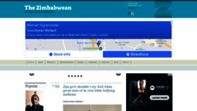 What Thezimbabwean.co website looked like in 2021 (2 years ago)