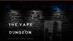 What The-vape-dungeon.com website looked like in 2021 (2 years ago)