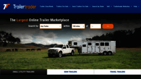 What Trailertraders.com website looked like in 2021 (2 years ago)