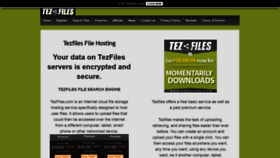 What Tezfilespremium.net website looked like in 2021 (2 years ago)