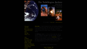 What Talkorigins.org website looked like in 2021 (2 years ago)
