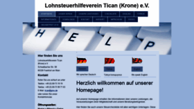 What Tican.eu website looked like in 2021 (2 years ago)