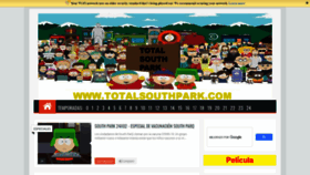What Totalsouthpark.com website looked like in 2021 (2 years ago)